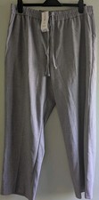 BNWT Grey Trousers by George - Elasticated waist - UK 18 - Work - Evening 
