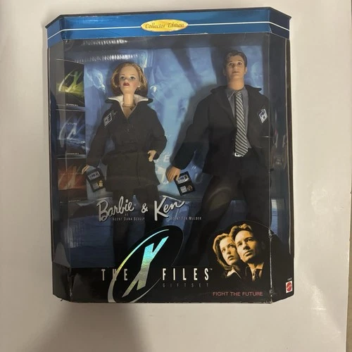 Vintage 1998 The X Files Barbie and Ken Collector Edition Gift Set NIB