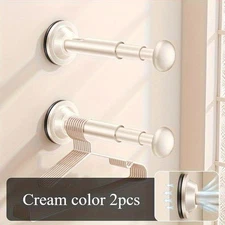 2pcs Coat Rack, Suction Cup Mount, Retractable, Sturdy Plastic Utility Hooks