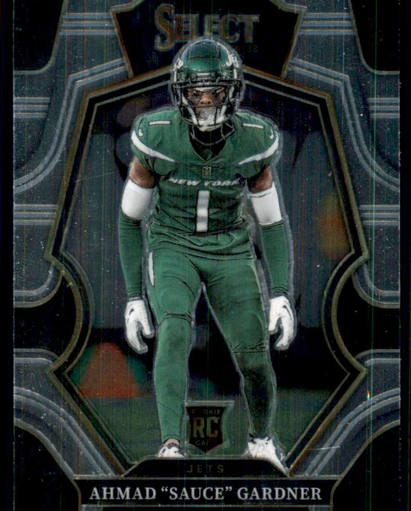 2022 Panini Select Ahmad Sauce Gardner Rookie New York Jets #177