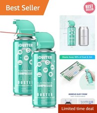 Multi-Functional 3.5oz Compressed Air Duster - Cleaning for All Surfaces