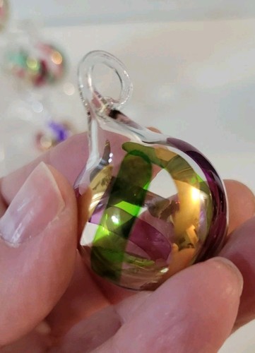 Soffieria Parise Vetro Mesa Vidrio Soplado a Mano Árbol de Navidad Italia - Imagen 5 de 10