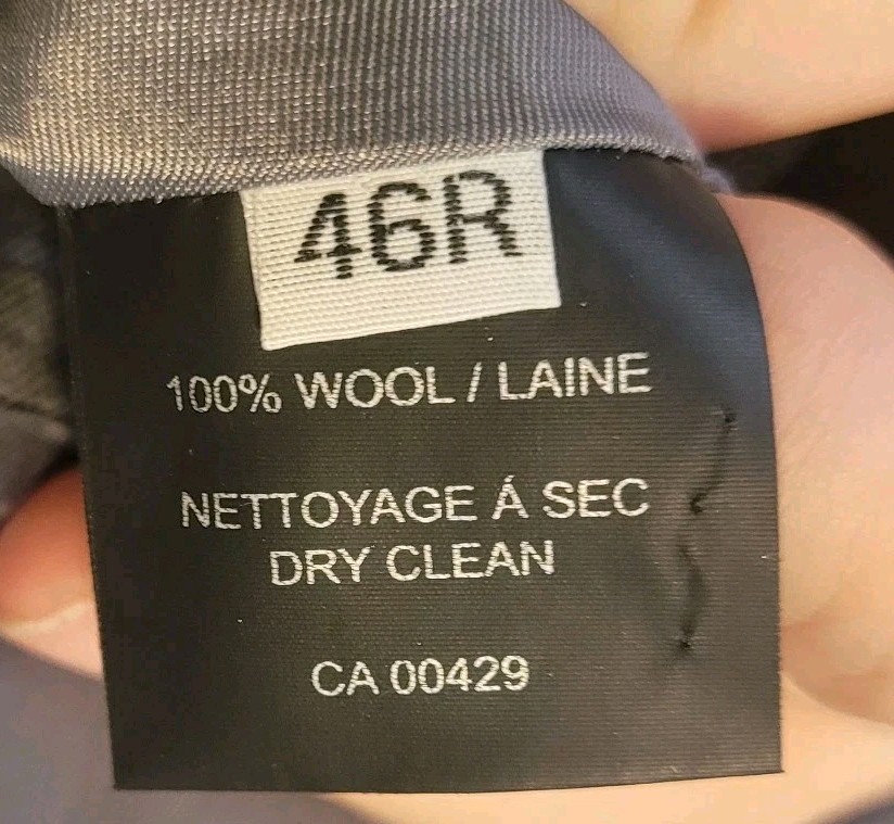 Peter Millar Wool Gray Windowpane Plaid Double Ve… - image 12