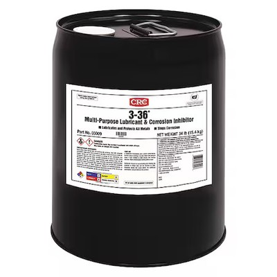 Crc 03009 Corrosion Inhibitor, Wet Lubricant Film, 5 Gal, Pail, 250 Degrees F