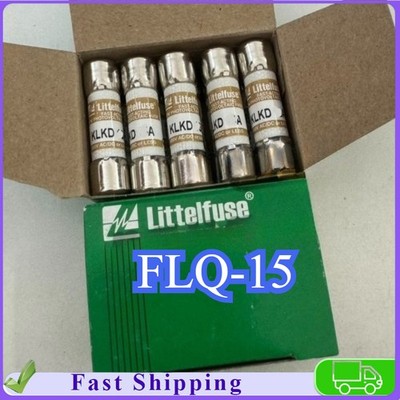FLQ15 10PCS Littelfuse FLQ 15 FLQ-15 15A 500V TIME DELAY MIDGET Fuse Fast Ship