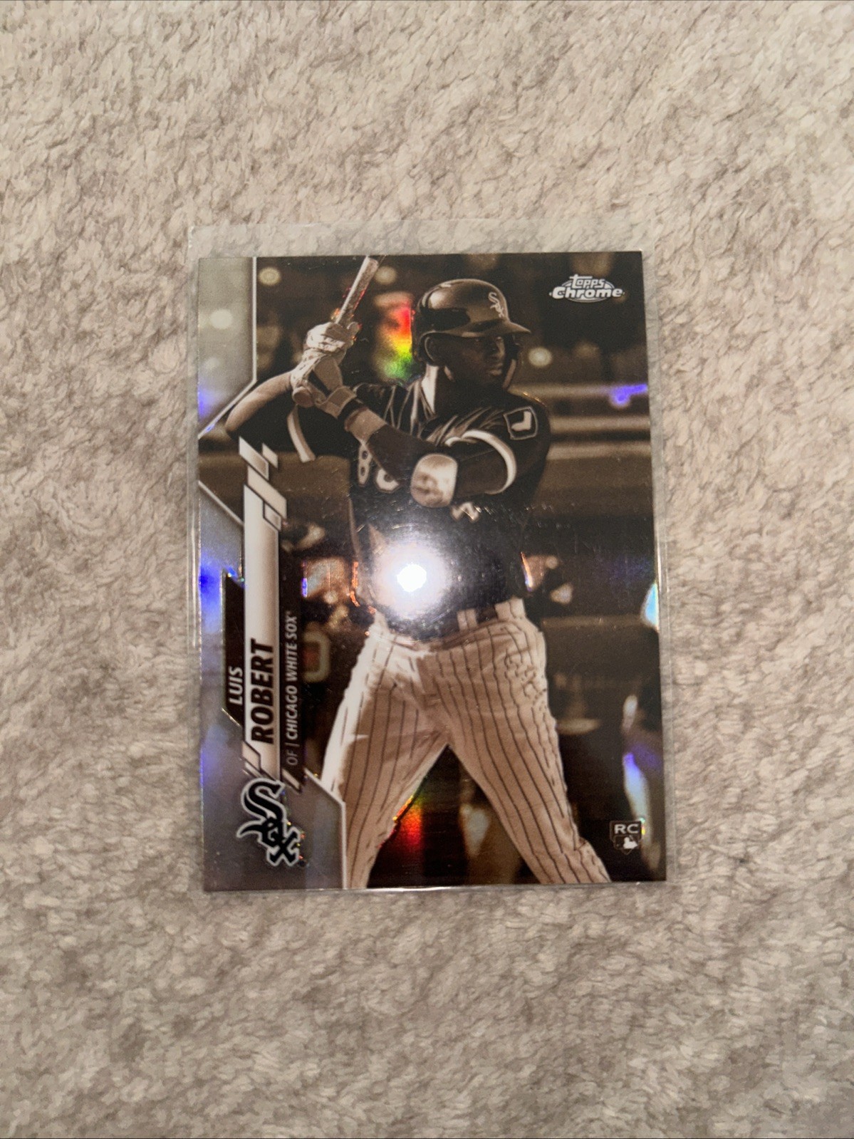 2020 Topps Chrome - Luis Robert #60 Sepia Refractor (RC)