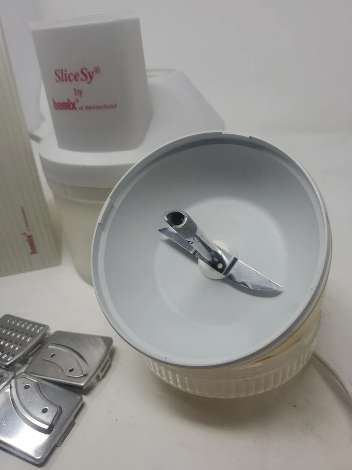 Batidora de inmersión manual BAMIX de Suiza juego completo excelente rara Foto 2 de 4