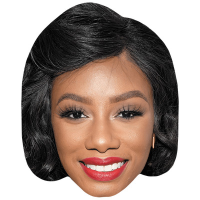 Imani Hakim (Lipstick) Celebrity Mask, Flat Card Face, Fancy Dress Mask