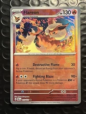 Pokemon TCG Flareon Poke Ball Pattern 013/131 Prismatic Evolutions