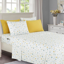 Luxury Soft Bed Sheets Holiday Pattern 1500 Premium Hotel Quality Microfiber - S