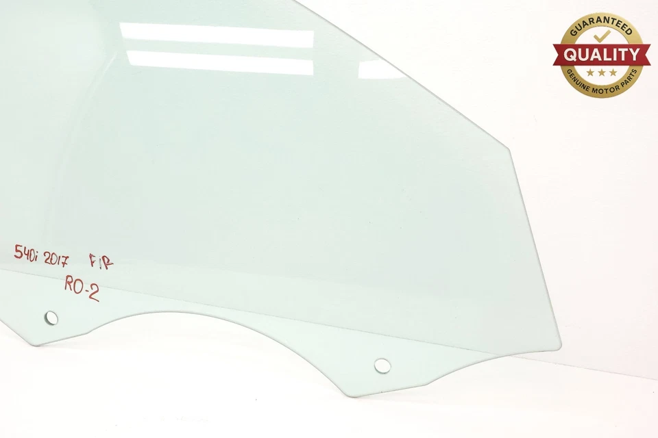 BMW 540i G30 2017-2023 puerta delantera derecha pasajero ventana cristal OEM Foto 3 de 4