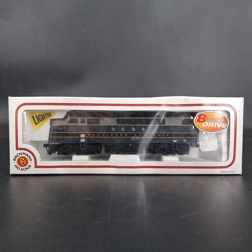 Bachmann HO beleuchtete FT A-Unit Baltimore Ohio Diesellok Motor 11706 läuft | Zustand: Used