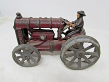 Antique Cast Iron Fordson Tractor 6 in. Long Original Paint Good Condition