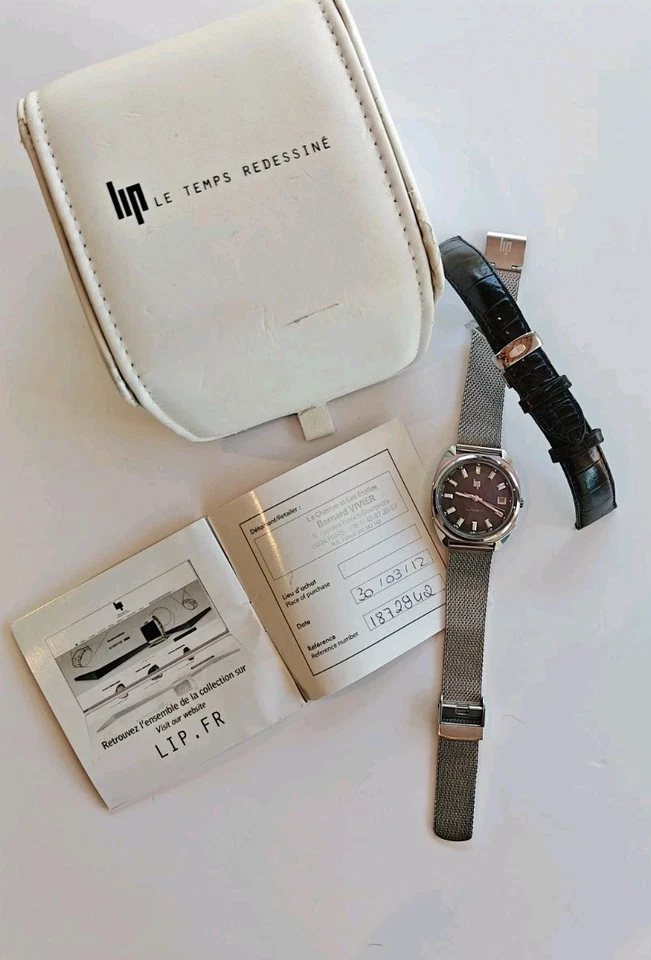 Автоматические часы LIP из нержавеющей стали с механизмом Miyota полный комплект коробка и бумага - Изображение 3 из 4