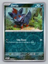 Zorua 061/086 SV: White Flare Reverse Holo Common