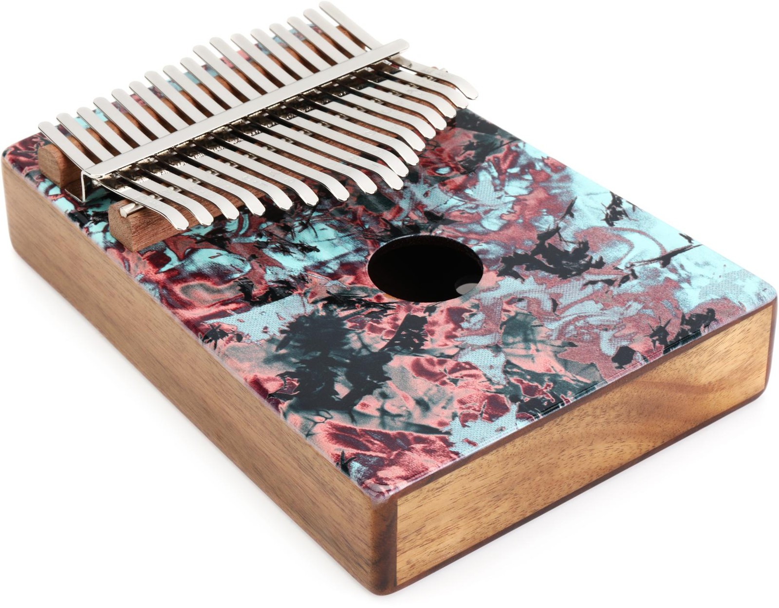 Дизайнер звуковых отверстий для перкуссии Meinl Kalimba - 17 нот, Акация