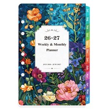 2026-2027 Planner Refills - 7-Hole Punched Planner Refills 2026-2027 with Col...