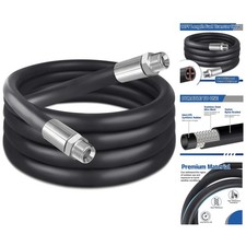 Durable 1 Inch Fuel Transfer Hose - 12 Feet for Diesel  Gasoline Services
