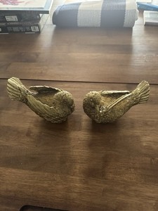 Erin Fetherston Gold Dove Statues - Set of 2 for Home Decor - Anthropologie