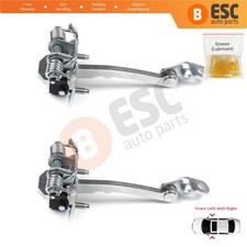 2X Front Door Hinge Stop Check