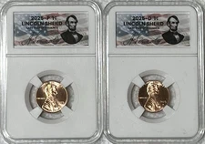 2025 P & D LINCOLN SHIELD CENT UNCIRCULATED ⭐ ENCASED LAST YEAR OF ISSUANCE!!