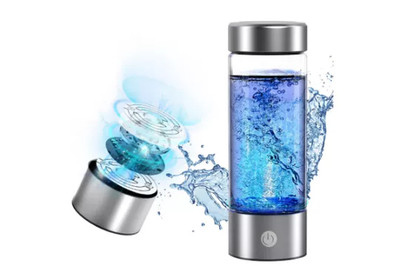 Wasserstoff Trinkflasche 420ml - USB wiederaufladbar, SPE/PEM Technologie Ionisator