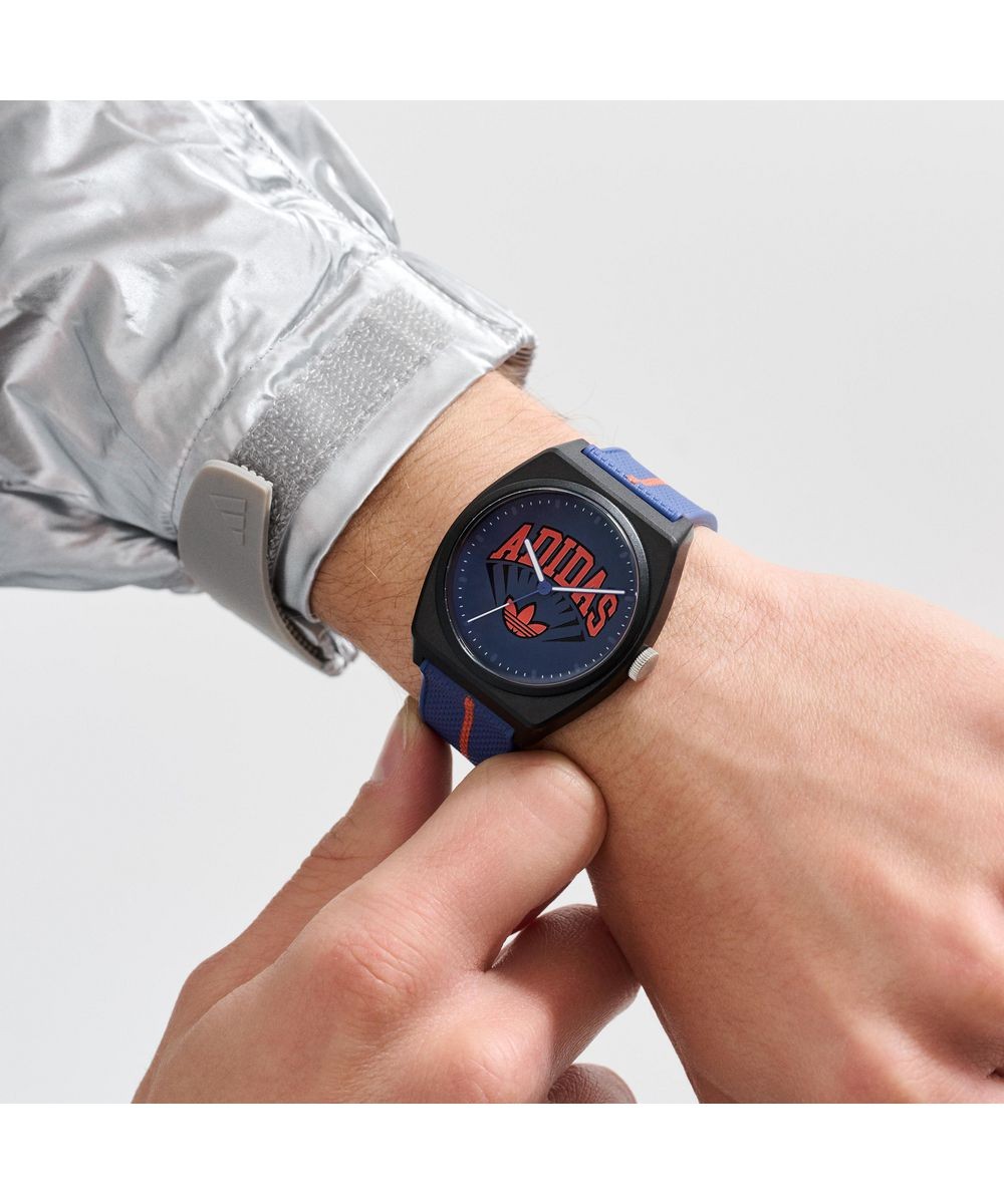 Adidas Originals Blue Unisexs Analogue Watch Project Two AOST25037