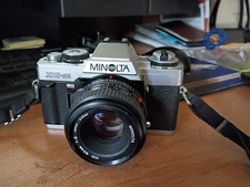 Minolta XG-M 35mm Film Vintage SLR Camera w/ 50mm f/1.2 MD Lens