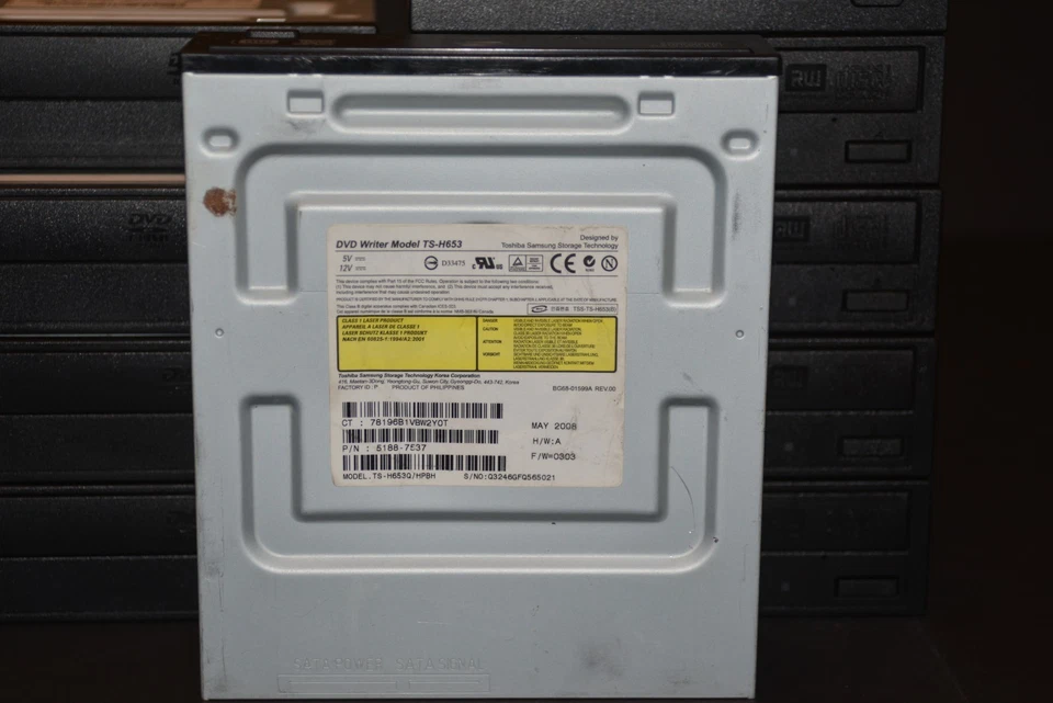 Lot of (10) Super-Multi Internal SATA CD/DVD ± RW DL Disc Player Burner Writer - Image 2 of 3