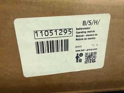 BOSCH OPERATING MODULE 11051295/GENUINE PART/BRAND NEW