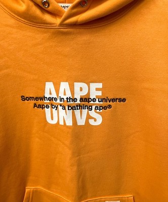 Aape BY A BATHING APE Orange Hoodie Size: XL Orange AAPSWM3722XXF