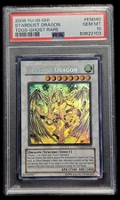 PSA 10 Gem Mint - Stardust Dragon TDGS-EN040  Ghost Rare YUGIOH 2008