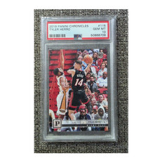 Panini 2019-20 Chronicles Tyler Herro #115 Rookie Card PSA 10 Miami Heat