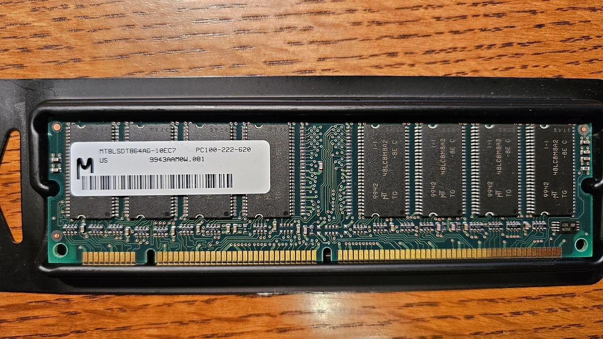 Micron Computer RAM 64 MB Capacity per Module 1 Modules for sale