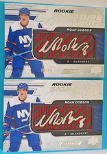 2019-20 Noah Dobson Upper Deck Engrained Rookie Signature Shots RC Auto /99