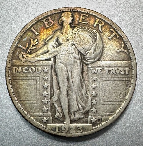 1923  STANDING LIBERTY QUARTER  NICE DETAIL BETTER DATE  #1760