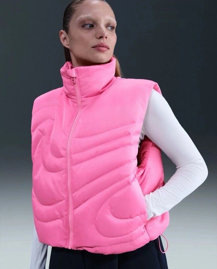 Nike Sportswear Swoosh Women's Oversized Down Gilet HV5245-606 Size Medium $225