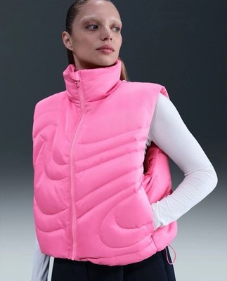 Nike Sportswear Swoosh Women's Oversized Down Gilet HV5245-606 Size Small $225