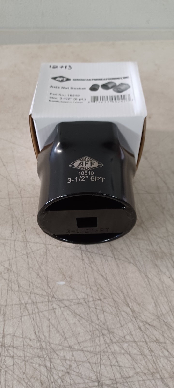 AMERICAN FORGE &AMP; FOUNDRY INC NEW - AXLE NUT SOCKET, 3-1/2" , 6 POINT 18510