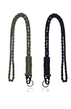 2 Pcs Heavy Duty Paracord Lanyard 550 Paracord Braided Keychain Strap