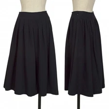 YOSHIE INABA L'EQUIPE Jacquard Tuck Skirt Size 11(K-134519)