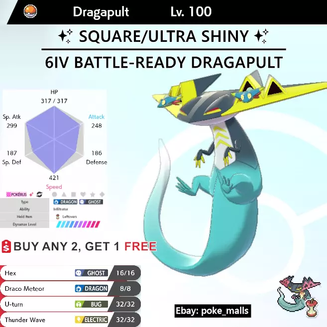 6IV Dada Zarude Ultra Shiny & Non-Shiny Pokemon Sword / Shield