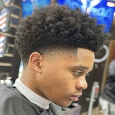 Full Lace Men's Toupee for Black Men Afro Toupee African American Wigs Hair Unit