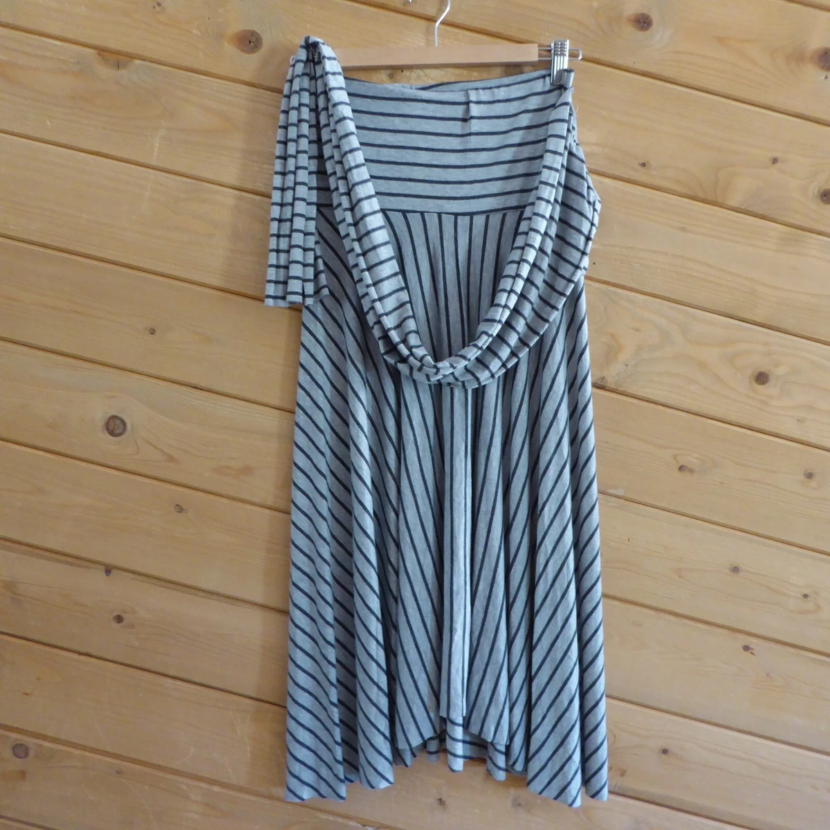 Elan striped convertible dress top