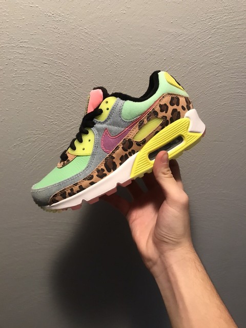 Nike Air Max 90 LX Illusion Dancefloor Green Women's Size 7 SNEAKERS Cw3499-300 for sale online 