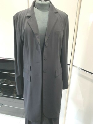 Mondi Hosenanzug langer Blazer Mantel  Gr. 36 - 38
