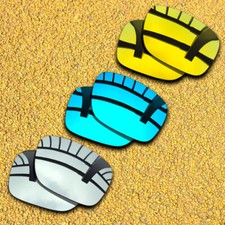 3 Pairs Lenses Replacement for-Vonzipper Elmore Polarized-Silver Blue 24K Gold
