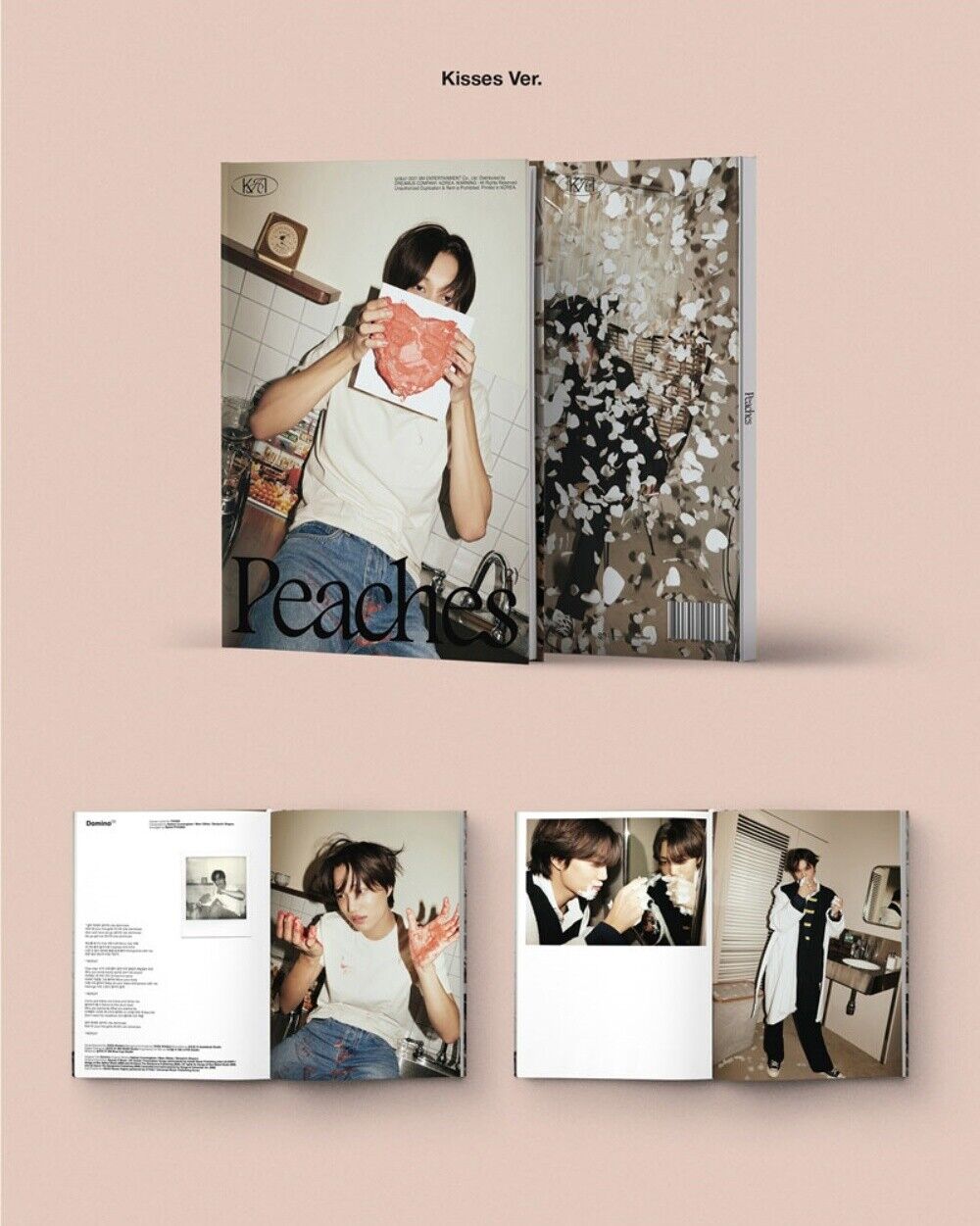 EXO KAI PEACHES 2nd Mini Album PHOTO BOOK Ver CD+POSTER+Book+2 Card+GIFT  SEALED