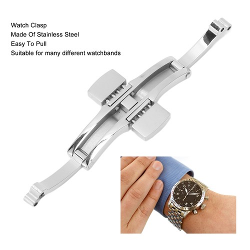 Fermoir Déployant Or Pour Bracelet De Montre 20mm - Hirsch Neuf Sans étiquette