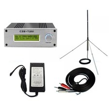 25W FM Radio Transmitter Broadcast Wireless Stereo Station CZE-T251 with Antenna